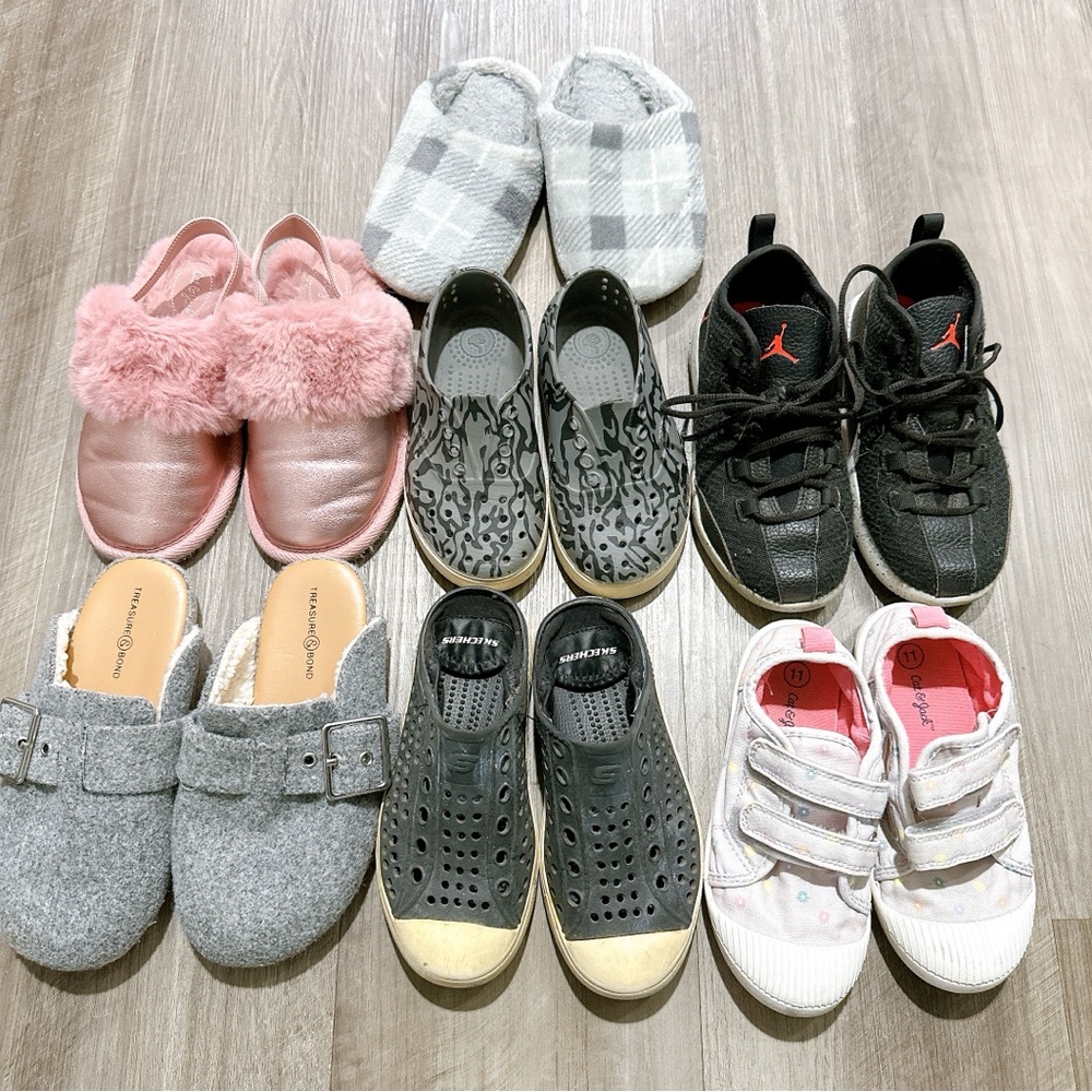 Size 11 - Kids Toddler Shoes Sneakers Sandals Boots Bundle of 7 Nike Air Jordan